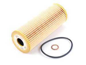 ES#10326 - 1041800109 - Engine Oil Filter - Priced Each - Includes all needed o-rings for installation - Mann - Mercedes Benz