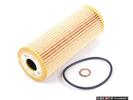 ES#10326 - 1041800109 - Engine Oil Filter - Priced Each - Includes all needed o-rings for installation - Mann - Mercedes Benz