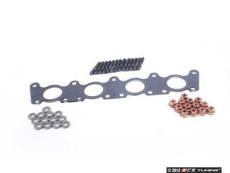 ES#2575944 - N0444115HWKT-1 - Exhaust Manifold Installation Kit - Includes the necessary hardware and gasket to install the manifold - Assembled By ECS - Audi Volkswagen