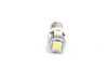 ES#2515347 - plba9s55050wht - Twist-In White LED Bulb - Priced Each - BA9S 9mm Bayonet Bulb 5 LED Chip - ZiZa - Audi BMW Volkswagen Mercedes Benz MINI Porsche