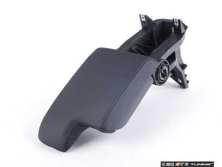ES#86796 - 51168213628 - Front Armrest Assembly - Schwarz Montana Leather - Keep your interior looking like new - Genuine BMW - BMW