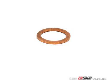 ES#15799 - 07119963276 - E28 Copper Washer - 16 X 22 X 1.5 mm - Cooling Line Fitting at Transmission - Genuine BMW - BMW
