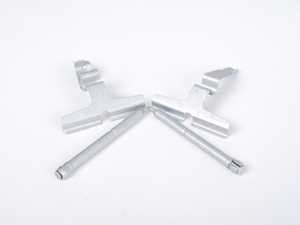 ES#2587981 - 0004213274 - Rear Brake Pad Securing Pin Set - Includes spring clips and pins - ATE - Mercedes Benz