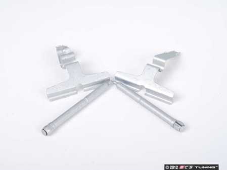 ES#2587981 - 0004213274 - Rear Brake Pad Securing Pin Set - Includes spring clips and pins - ATE - Mercedes Benz
