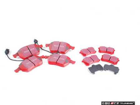 ES#2587244 - DP31114CKT - Front & Rear RedStuff Brake Pad Kit - A high performance street pad, featuring Kevlar technology - Assembled By ECS - 
