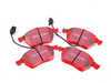 ES#2587244 - DP31114CKT - Front & Rear RedStuff Brake Pad Kit - A high performance street pad, featuring Kevlar technology - Assembled By ECS - 