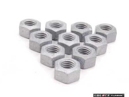 ES#2580369 - 07129904002KT - Self Locking Hex Nut - Pack Of 10 - Used in mounting the rear sway bar - Genuine BMW - BMW