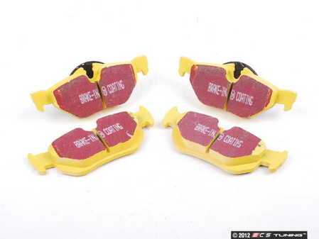ES#2153478 - DP42069R - Rear YellowStuff Performance Brake Pad Set - EBC's premium sport street pad that offers high friction levels and heat fade resistance - EBC - BMW