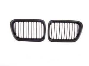 ES#1892381 - BM01-3602-B - Blackout Grille Set - Matte Black - E36 - Add style and individuality to your BMW in minutes! - ECS - BMW