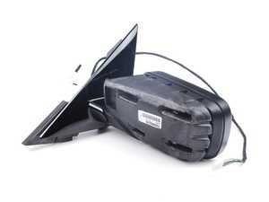 ES#84341 - 51167890829 - Outside Mirror - Left - High gloss shadowline fold in heated mirror without glass or cap - Genuine BMW - BMW