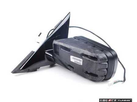 ES#84341 - 51167890829 - Outside Mirror - Left - High gloss shadowline fold in heated mirror without glass or cap - Genuine BMW - BMW