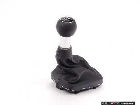 ES#11229 - 8P0863278BQ73G - S-Line Shift Knob - Black - Keep your interior looking clean with this 5-speed shift knob and boot - Genuine European Volkswagen Audi - Audi