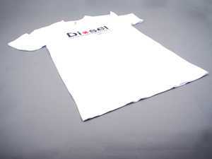 ES#2143289 - AWM525WHTSM - Men's TDI Clean Diesel Organic T-Shirt - Small - (NO LONGER AVAILABLE) - Make a statement in this T-shirt. - Audi Collection - 
