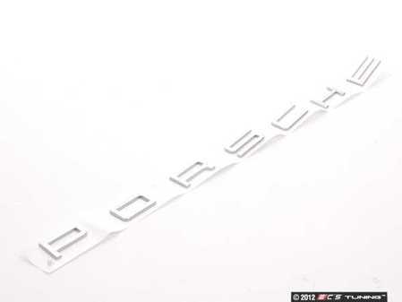ES#1930449 - 958559687000C1 - "PORSCHE" Logo - Chrome - Emblem for rear hatch - Genuine Porsche - Porsche