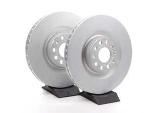 ES#9679 - 1K0615301MKT - Front Brake Rotors - Pair (345x30) - Factory direct braking parts. - Genuine Volkswagen Audi - Audi Volkswagen