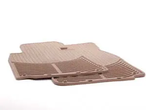 E39 Front All Weather Rubber Floor Mat Set - Beige