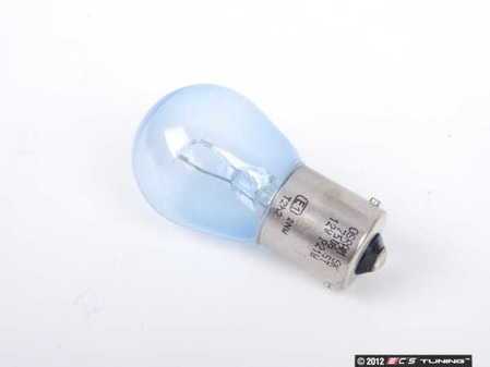 ES#2587894 - 63217160897 - Single Filament Bulb - Priced Each - Yellow flash with blue/silver finish - Osram Sylvania - BMW MINI
