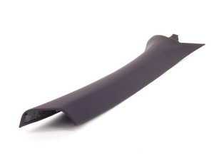 ES#110284 - 51432251802 - "A" Pillar Trim - Right - Anthracite, located next to the windshield. - Genuine BMW - BMW