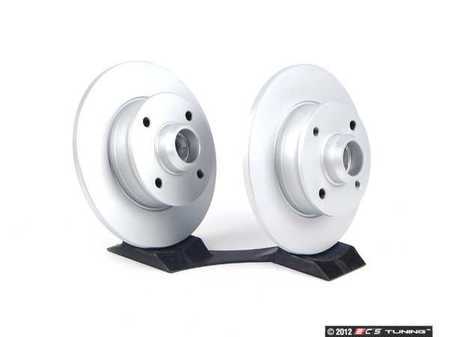 ES#11758 - 40454130kt - Rear Brake Rotors - Pair (226x10) - Featuring a protective Meyle Platinum coating. - Meyle - Volkswagen