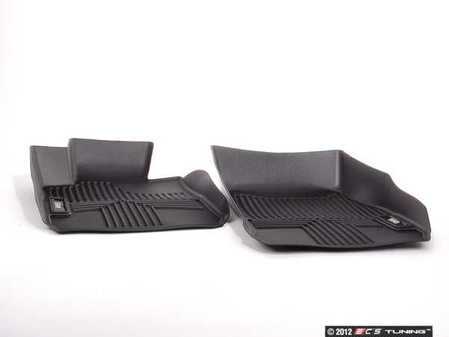 ES#2558115 - 82112317868 - Front Rubber Floor Mat Set - Black - Keep your carpet looking new - Genuine BMW - BMW
