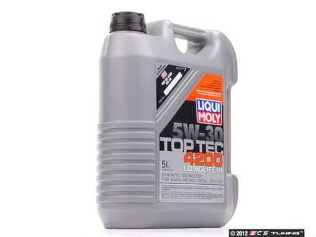 ES#1306829 - 2011 - Top Tec 4200 Long Life Synthetic Engine Oil (5w-30) - 5 Liter - Fully synthetic, low-SAPS motor oil developed for VAG 504.00/507.00 and BMW Longlife-04 specifications - Liqui-Moly - Audi BMW Volkswagen