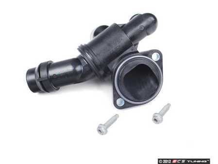 ES#2588724 - 06F121111FKT2 - Thermostat Replacement Kit - Includes thermostat with housing, o-ring and mounting hardware - Genuine Volkswagen Audi - Audi Volkswagen