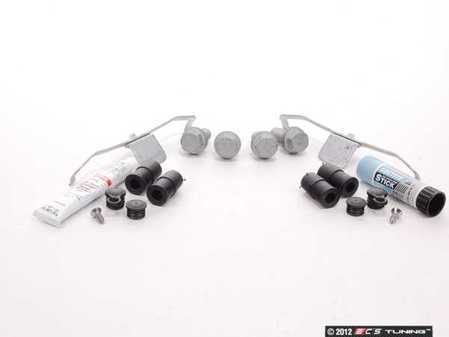 ES#2587646 - 4F0615269KT - Front Pad And Rotor Installation Kit - Includes all hardware and anti-seize for front pad & rotor replacement - Genuine Volkswagen Audi - Audi