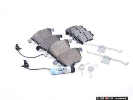 ES#2587671 - HB538F760KT - Front & Rear HPS Performance Brake Pad Kit - Includes front & rear pads, anti-rattle springs, and brake compound - Hawk - Audi