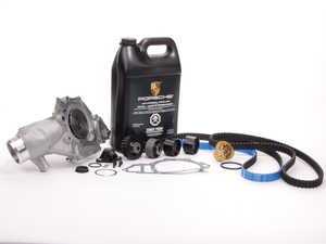 ES#2588601 - 94410515704KT61 - Ultimate Plus Timing Belt Kit With Water Pump - Features Gates Racing kevlar timing belt for added dependability - Assembled By ECS - Porsche