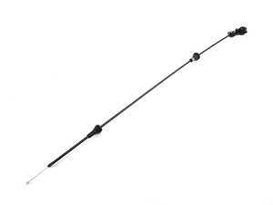 ES#91800 - 51238208442 - E46 Hood Release Cable - Under hood cable that connects to interior hood release - Genuine BMW - BMW
