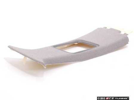 ES#113413 - 51438138853 - Silver Grey Upper B-Pillar Trim - Left - Replacement interior B-pillar trim - Genuine BMW - BMW
