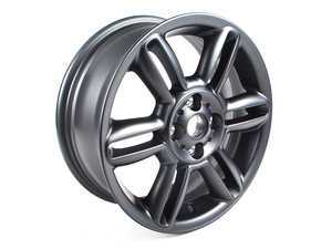 ES#2101924 - 36116793404 - R119 Alloy 6 Star Twin Spoke Wheel 16" (4x100) Matt Black - Priced Each - 16 X 6.5 ET:48, - Genuine MINI - MINI