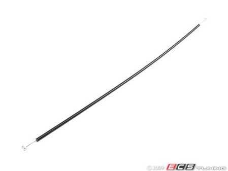 ES#91801 - 51238208630 - E46 Hood Release Cable - Center - This is the cable that runs along the radiator support - Genuine BMW - BMW