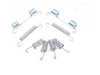 ES#2593294 - 1264200120 - Parking Brake Shoe Kit - Includes all hardware needed for installation - Vaico - Mercedes Benz