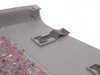 ES#113419 - 51438138861 - Silver Grey Lower B-Pillar Trim - Left - Replacement interior B-pillar trim - Genuine BMW - BMW