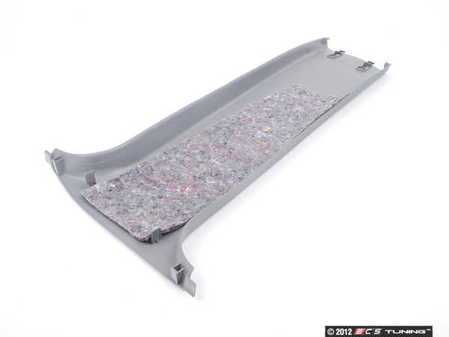 ES#113420 - 51438138862 - Silver Grey Lower B-Pillar Trim - Right - Replacement interior B-pillar trim - Genuine BMW - BMW