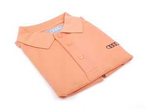 ES#2153343 - AWM700OL - Pima Performance Polo - Orange - Large - (NO LONGER AVAILABLE) - Performance athletic apparel from Audi. - Audi Collection - 