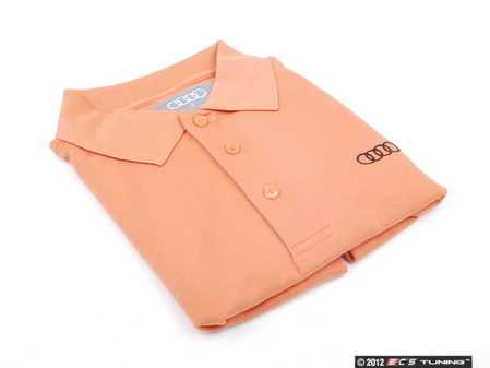 ES#2153343 - AWM700OL - Pima Performance Polo - Orange - Large - (NO LONGER AVAILABLE) - Performance athletic apparel from Audi. - Audi Collection - 