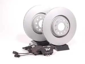 Front Brake Service Kit - Meyle Rotors & Vaico Pads