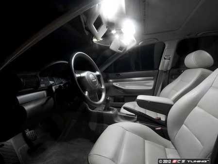 ES#2207808 - B5LEDKIT - B5 A4/S4 Master LED Interior Lighting Kit - Transform your complete interior in minutes with new LED interior bulbs from Ziza - ZiZa - Audi