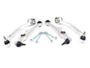 ES#2523974 - 8D0498999KT - Front Lower Control Arm Kit - 4 Piece Kit, includes straight control arm, curved control arm and all hardware necessary for installation - Febi - Volkswagen