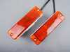 ES#2204342 - 953119-E - Bumper Turn Signal Set - Amber - Set of two turn signals to get you back on the road - ZiZa - Volkswagen