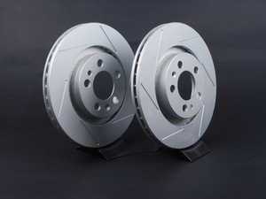 ES#2189781 - 1J0615301MKT6 - Front Slotted Brake Rotors - Pair (280x22) - (NO LONGER AVAILABLE) - Featuring GEOMET protective coating. - ECS - 
