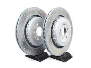 ES#2550946 - 221423081228SET2 - Rear Brake Rotors - Pair (365x26) - Restore the stopping power in your vehicle. - Genuine Mercedes Benz - Mercedes Benz