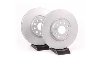 ES#2538328 - 1K0615301AAKT10 -  Front Brake Rotors - Pair (312x25) - Featuring a protective Meyle Platinum coating - Meyle - Volkswagen