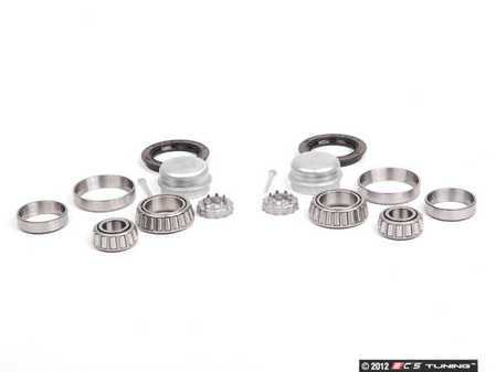 ES#1050 - ECS4-5RCONVSTG2 - 4-5 Lug Conversion Kit - Slotted Rotors - Rear - 226mm EBC Ultimax Sport slotted 5-lug rotors, new bearings & seals - Assembled By ECS - Volkswagen