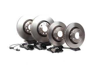 ES#2083359 - 4B3698001 - ECS RPS Kit - Complete, Zimmermann Rotors & ECS DD23 Pads - Everything you need to service your front & rear brakes in an afternoon. - Assembled By ECS - Volkswagen