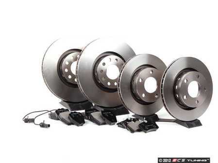 ES#2083359 - 4B3698001 - ECS RPS Kit - Complete, Zimmermann Rotors & ECS DD23 Pads - Everything you need to service your front & rear brakes in an afternoon. - Assembled By ECS - Volkswagen