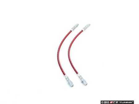 ES#2587986 - 002425ECS01A - Exact-Fit Stainless Steel Brake Lines - Front - DOT-compliant lines to improve pedal feel in your vehicle. - ECS - Porsche