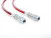 ES#2587986 - 002425ECS01A - Exact-Fit Stainless Steel Brake Lines - Front - DOT-compliant lines to improve pedal feel in your vehicle. - ECS - Porsche